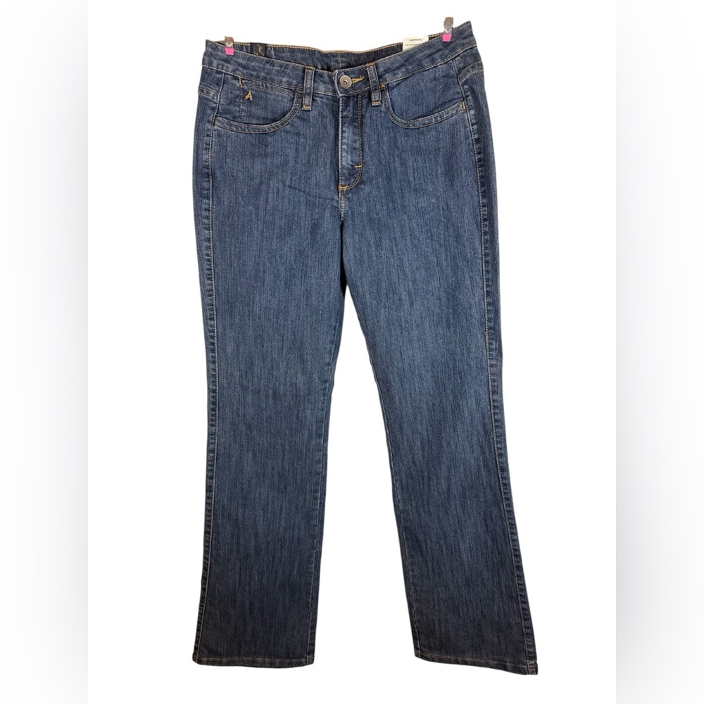 Aura Jeans Women’s Boot Cut Button Back Pockets Fall Campfire Wear Size 8 Avg